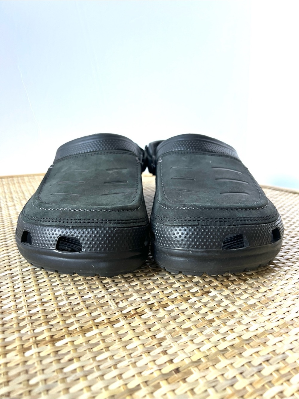 Crocs Mens Classic Yukon Vista II LiteRide Clogs graphite adj heel strap 11 - Picture 4 of 10